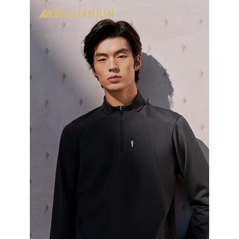 ANTA Champion All-Weather Men's Brushed Long-Sleeve Knit Shirt