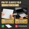 30 Glossy Sticker Sheets 8.5 x 11, Printable Glossy High Resolution Paper for Inkjet Printer (Dyes or PIGMENTS), Papel Adhesivo Brillante Waterproof