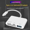 Универсальный кардридер для Android Type-C, Apple, DSLR - Совместим с SD, TF, USB, OTG