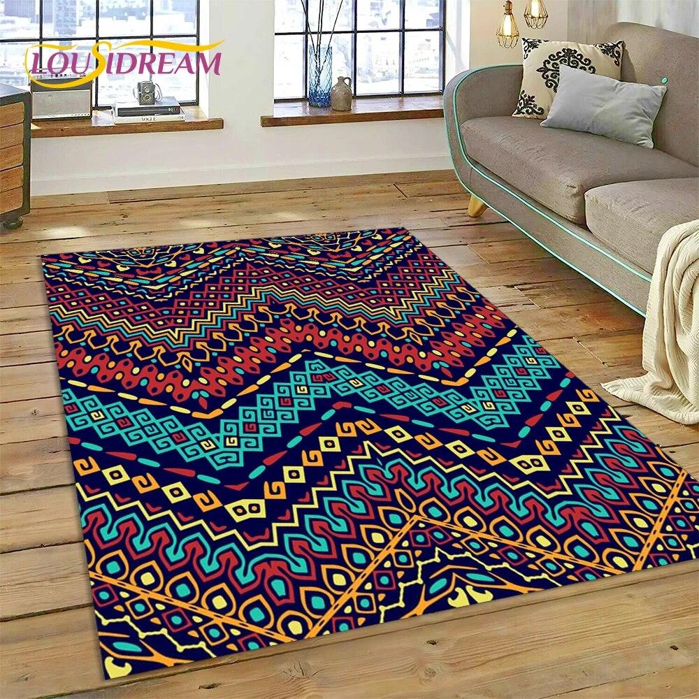 Classics Bohemia Nordic Turkish Celts Carpet Rug for Home Living Room Bedroom Sofa Doormat Decor,kid Area Rug Non-slip Floor Mat