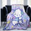 1pc Music Pochacco Blanket, Soft Throw for Home Decor, Gift Idea, Living Room, Travel, Camping, Car Blankets, Beach, Office Naps, Suitable for All Sea