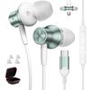 Проводные наушники USB Type C с ЦАП Hi-Fi Звуком Совместимы с iPhone iPad Catarol Шумоподавление Глубокий Звук Включает Хранение GREE Микрофон, Встроенный Чип,