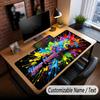 Fantasy Adventure Theme Custom Mouse Pad Personalized With Name Text Customized Desk Mat For Office Home Decor