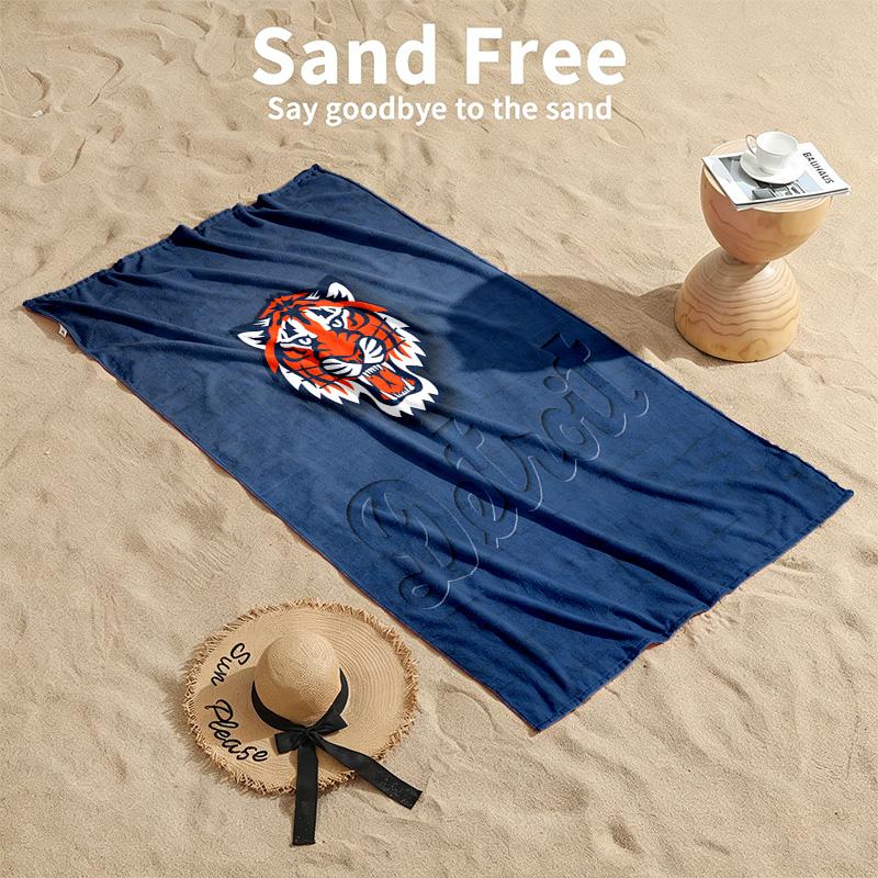 Detroit Tigers Beach towels also serve as bath towels summer essential a musthave for the outdoors the beach and the pool