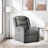 VidaXL Reclining Massage Chair Dark Grey Fabric, Massage Chair, Armchair, Sofa Armchair, Office Chair 4015607