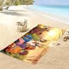Scooby‑Doo Print Beach Towel, Large Soft Quick Dry Towel for Beach Camping Swimming