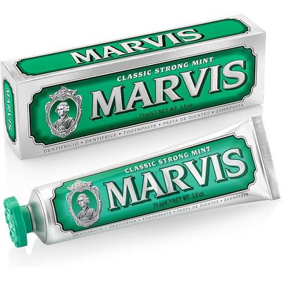 Marvis Классическая Зубная паста Сильная Мята Вкус Мяты 75 мл Уход за полостью рта Сделано в Италии