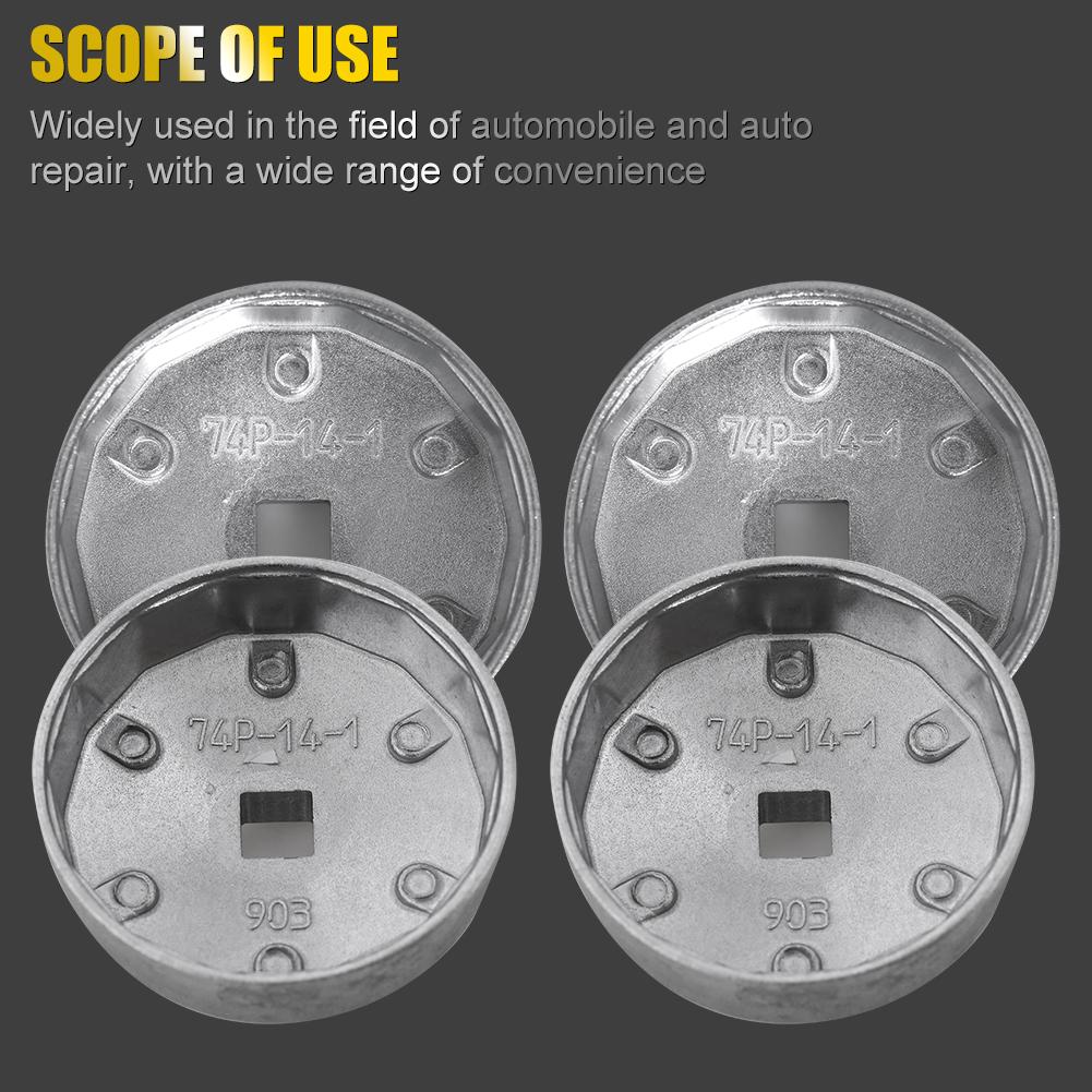 Professional Aluminum Car Oil Filter Wrench Hattype Wrench for Toyota Prius Corolla Rav4 Matrix Lexus Camry Tundra Sienna Avalon