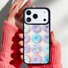 Candy Creamy Pink Donut Phone Case for iPhone 17 16 15 14 13 Pro Max Back Cover for 12 11 Pro Coque