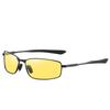 Night Sunglasses for Large Yellow Day and Night B1229 [FEISEDY] Men, UV400, Sports, Golf, Driving, Size, Lens, Lightweight, Bicycle, Driving, Fishing,