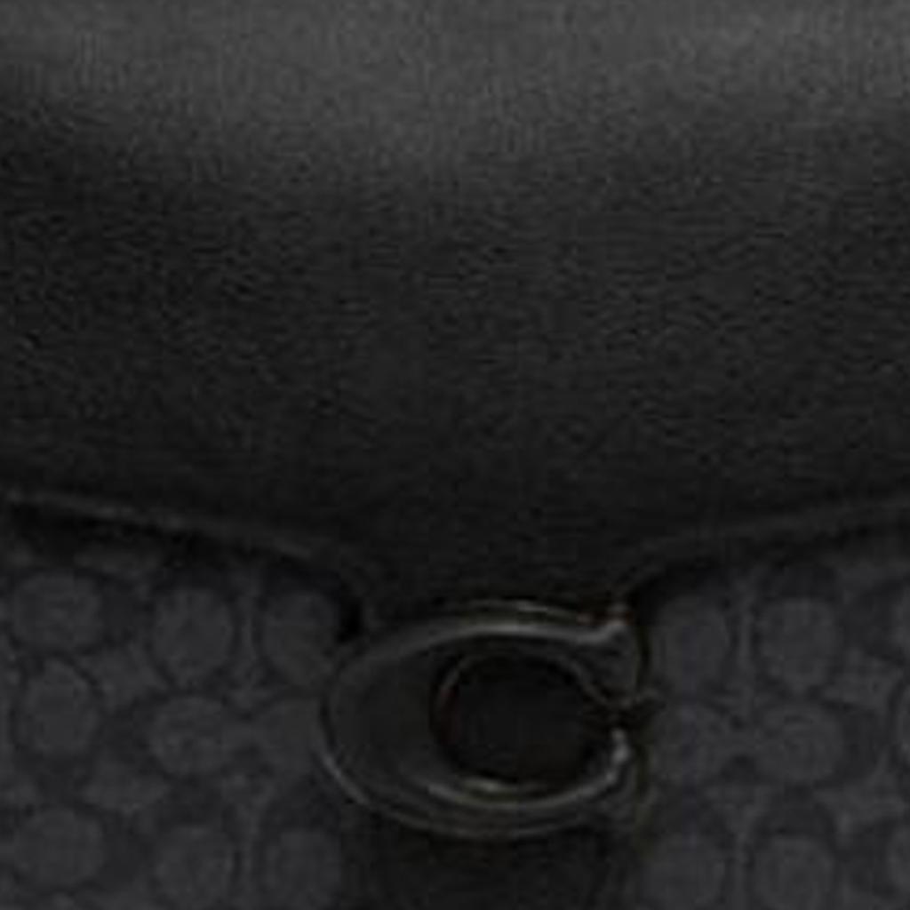 New COACH Tabby Canvas Leather Messenger Bag, Shoulder Bag, Crossbody Bag Tubas Women's Black CH769-CQBK