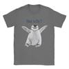 Vintage Trendy Nihilist Penguin But Why Nihilist Penguin Goes Toward The Mountain Meme TShirts Unisex Crew Neck  Plus Size Tops