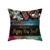 Christmas Theme Decorative Printing Pattern Cushion Cover Home Living Room Sofa Decorative Pillow Pillow Cover