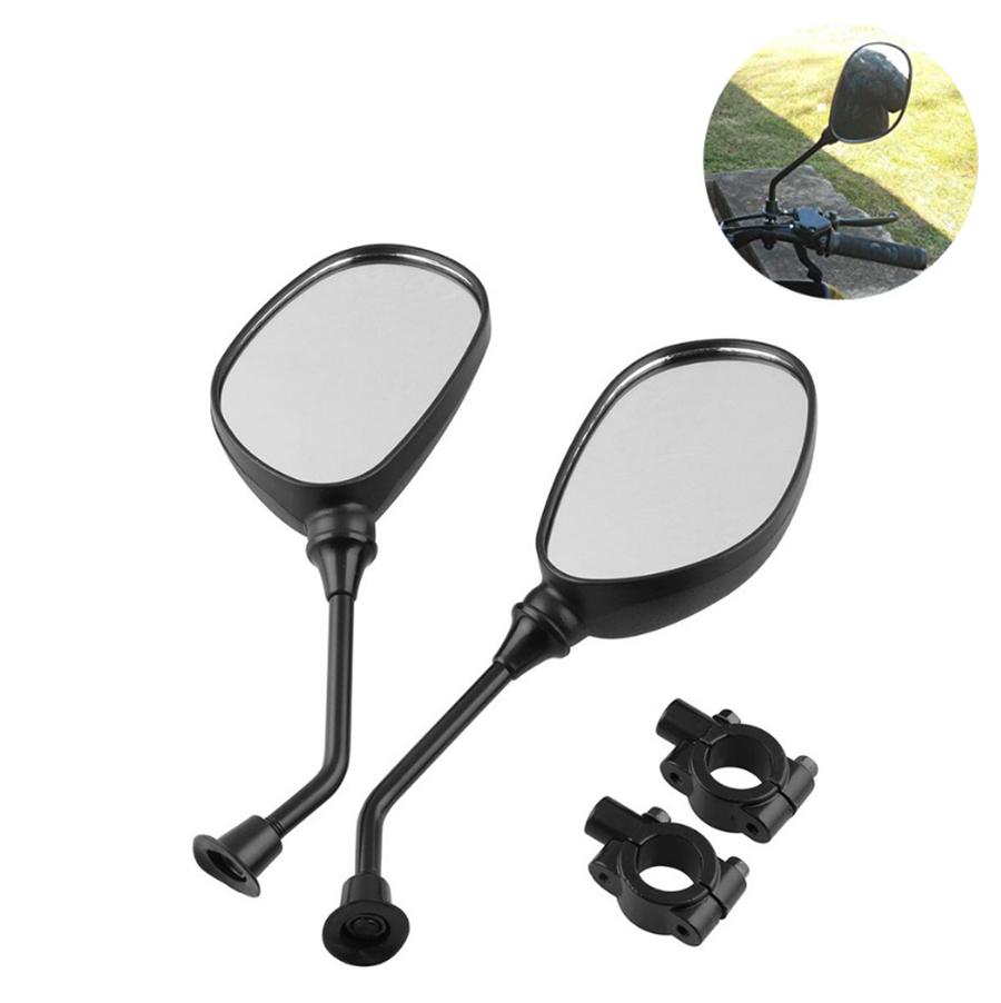 2 шт. Боковые зеркала заднего вида для мотоцикла, квадроцикла, мопеда, скутера с отверстием для резьбы 10 мм