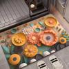 3D Oil Painting Diatomaceous Earth Absorbent Floor Mat Anti Slip Floor Mat Bathroom Door Quick Drying Bathroom Carpet Floor Mat