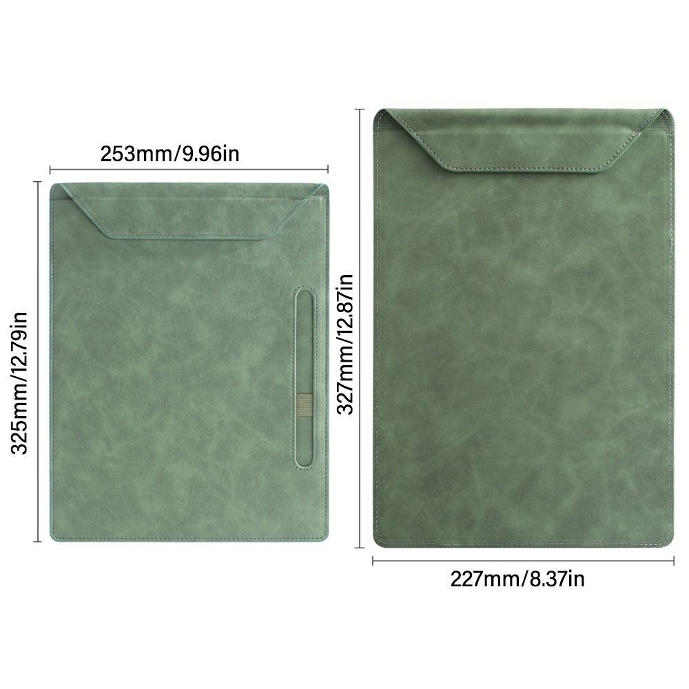 Magnetic Writing Clipboard Leather Document Filing Organizer A4 File Folder  Meeting Minutes