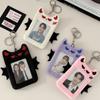 Прозрачный держатель для автобусной карты Мультяшный держатель для карты Демон Летучая мышь Детский подарок Защитный чехол для фото Девочка