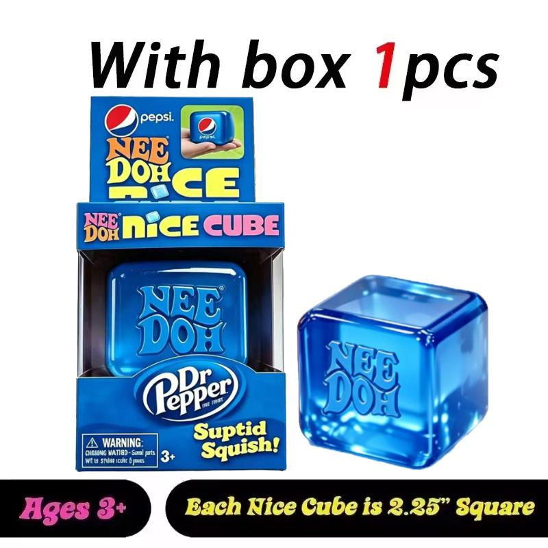 Schylling Needoh Nice Cube Сенсорный Сниматель Стресса Игрушка-Залипалка Для Тревожности и Концентрации Настольный Сенсорный Куб Для Взрослых и Детей