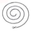Lord of the Rings Chain Titanium Steel Necklace Pendant with Chain Pearl Chain Personalized Men and Women Couple Korean Style Trendy Accessories