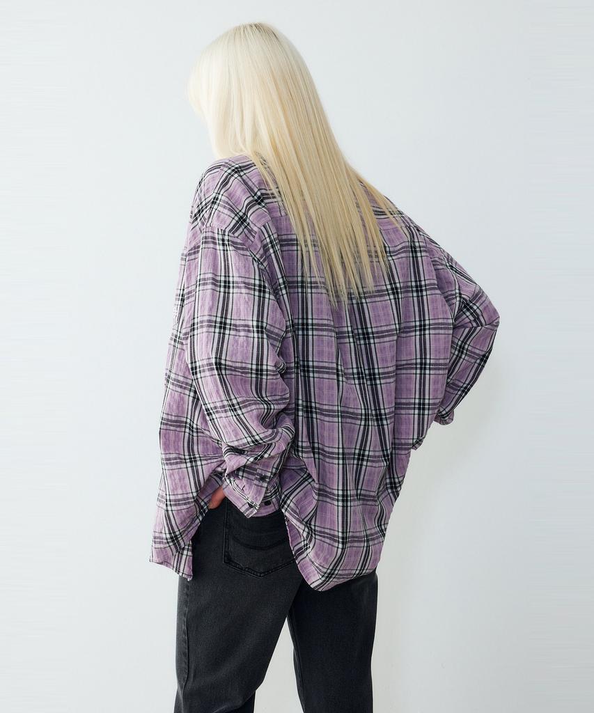 HARLEY-DAVIDSON COLLECTIONS® Essentials Check Shirt Dark Pink_Hh16110001