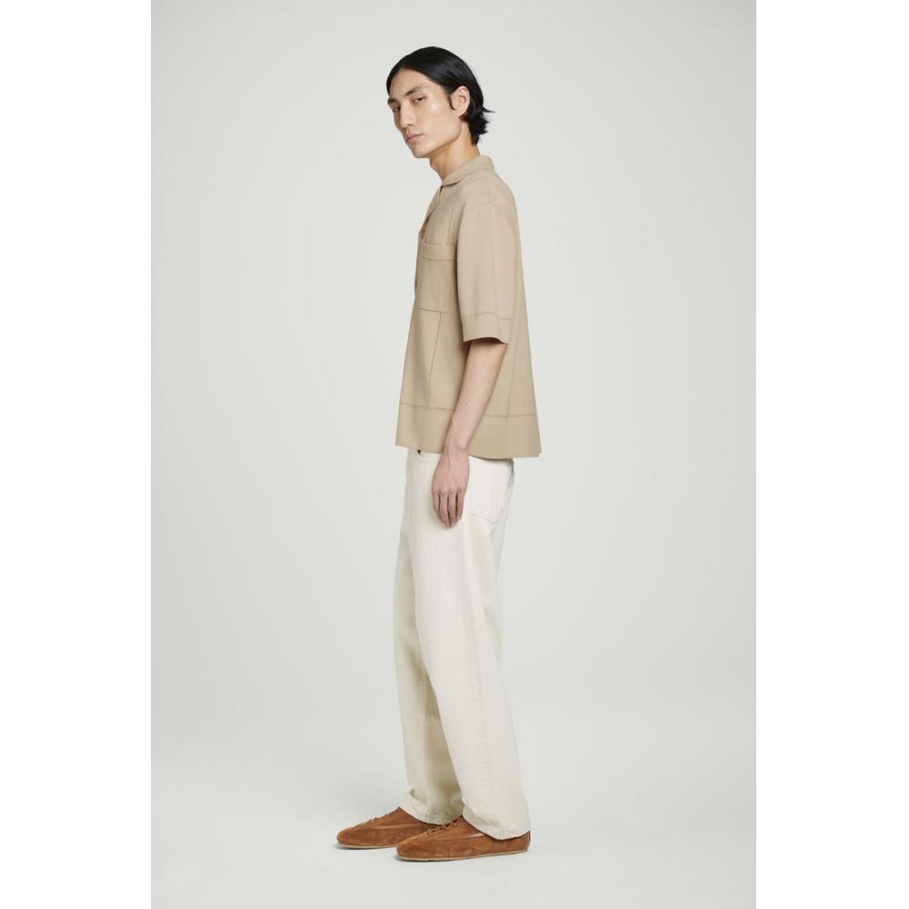 Cos Japan Point Knit Cotton Shirt