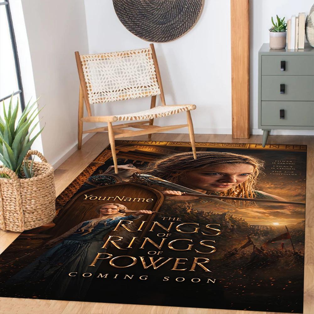 Gothic Illustrations Customized Name Area Rug Perfect for Decorate room Dormitory Entryway Hallway Antislip Carpet Decorate Offices