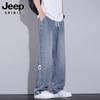 Мужские летние прямые эластичные джинсы JEEP SPIRIT