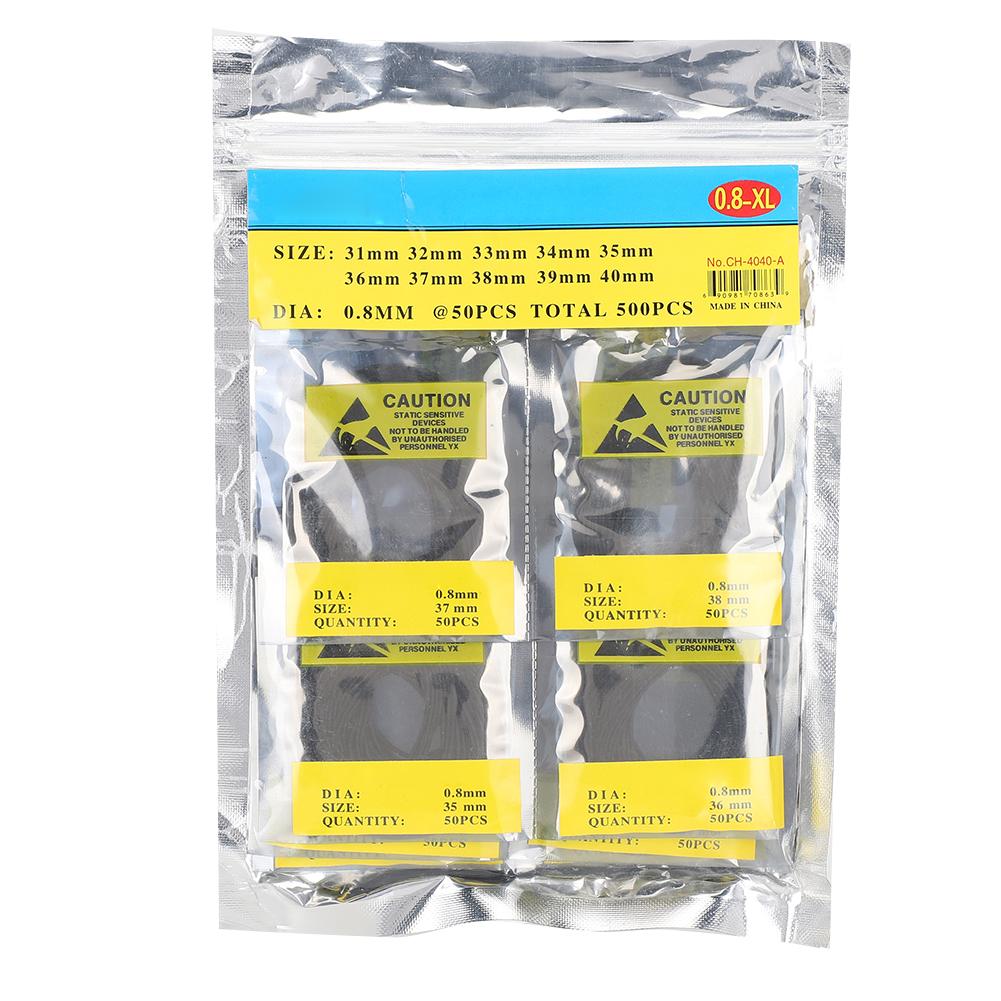 Waterproof Round Watch Gaskets O Ring Washers Watch Accessory 0.8mm XL(Thick Type)