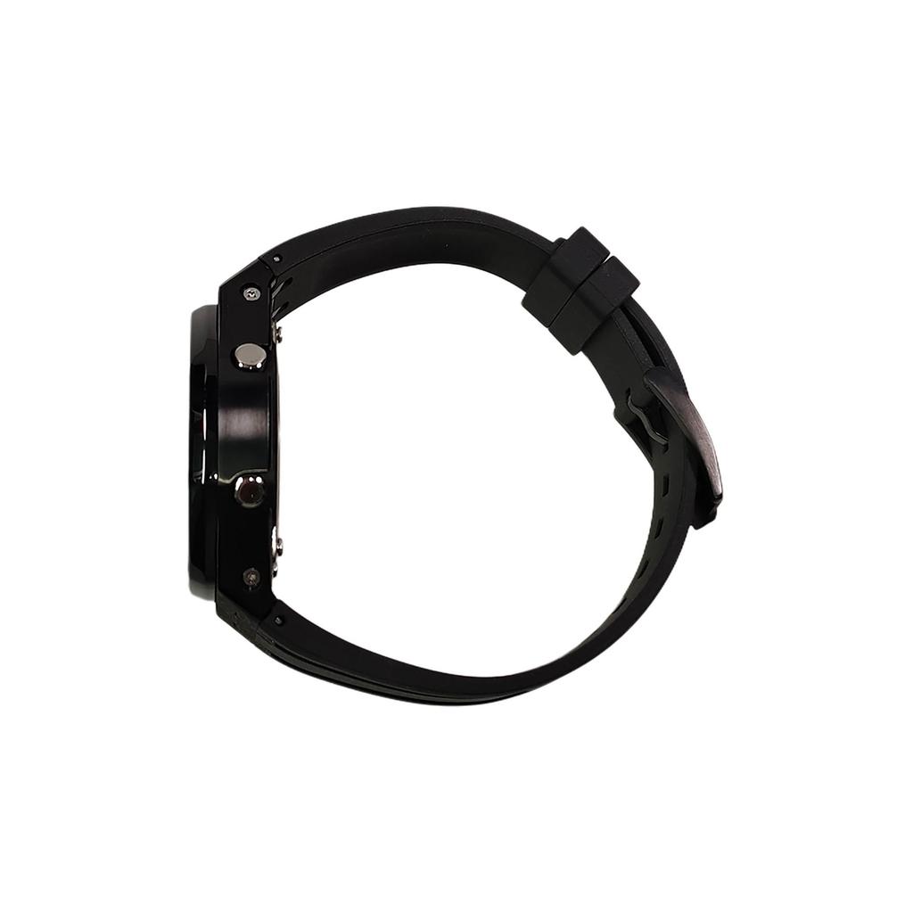 Casio Мужские часы с ЖК-дисплеем и аналоговым двойным дисплеем Серия Black GA-2100-1A1(Watch3--)