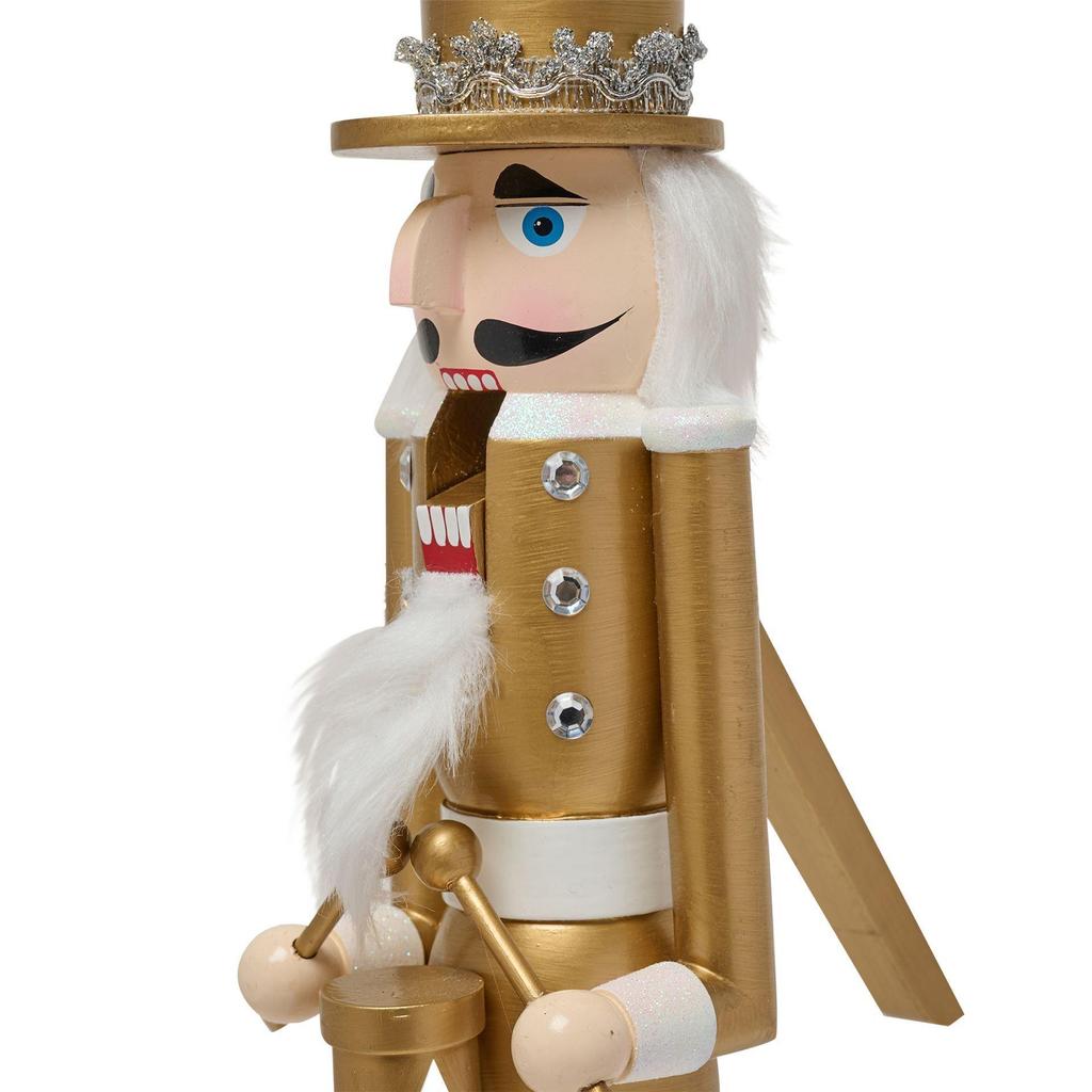 Bellini Wooden Nutcracker - Gold 60cm