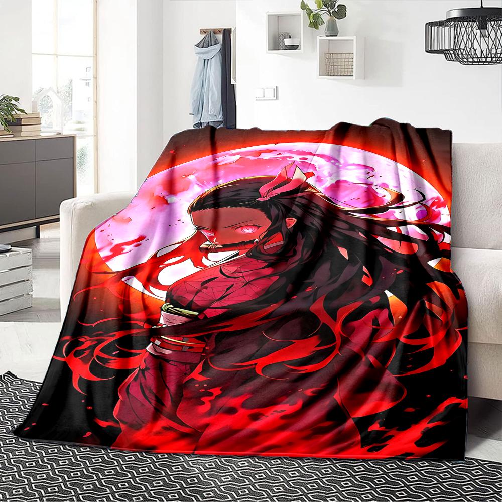1Pc Moon Warrior Blanket For Couch Bed Plush Cozy Fuzzy Blanket Super Soft Warm Blankets For Fall And Winter 0918304