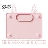 Heat Insulating Kitchen Pads Silicone Baby Placemat with Suction Cup, Toddlers Eating Food Mat Multi-functional Mats Anti-fall Rope, Foldable Activity