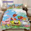 Spongebob Friends Adventure Threepiece Set 1 Duvet Cover 2 Pillowcase Without Core Christmas Birthday Gift Soft And Comfortable