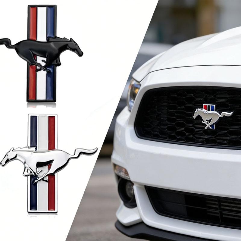 DTNS3 3D Металлический значок на переднюю решетку автомобиля Для Ford Mustang ST Racing Focus Fiesta EcoSport Escort Ranger Fusion Mondeo Edge Taurus Shelby