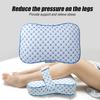 3D Стеганая подушка для ног с регулируемым ремешком Пена с эффектом памяти Наполнитель из ПП хлопка Корректирующая подушка для поддержки ног Сотовая стеганая подушка-разделитель для ног