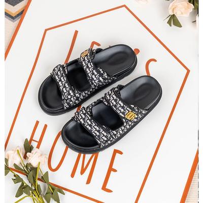 D домашние тапочки в том же стиле на липучке, холщовые, на толстой подошве, с мягкой подошвой, с открытым носком, с круглым носком, универсальные, для отдыха, пляжные, крутые тапочки одним словом