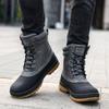 TUINANLE High Quality Boots for Men Super Warm Men's Boots Outdoor Male Hiking Boots Work Shoes Size 39-47