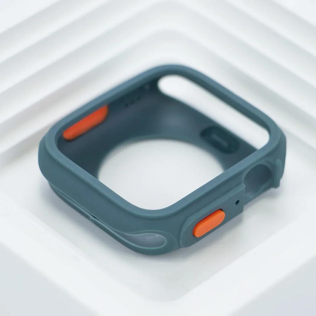 НОВЫЙ Мягкий Чехол для Apple Watch 9 8 7 45/41мм TPU Чехол Защитный Каркас для IWatch Серии 5 6 Se 44 40мм Изменить на Ultra2 49мм