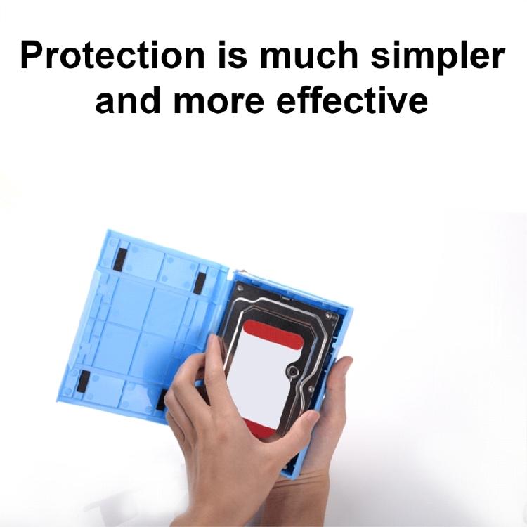 Кейс для жесткого диска 3,5 дюйма HDD SSD Антистатический Ударопрочный Портативный Защитный Контейнер для переноски жесткого диска