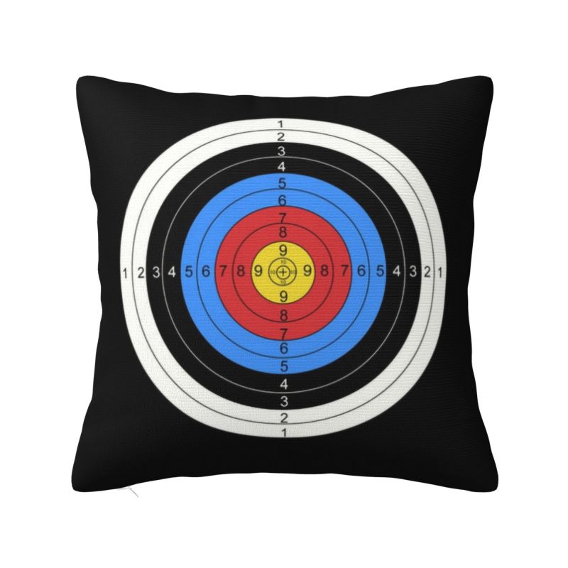 Modern Archery Sport Sofa Cushion Cover Velvet Archer Bow Hunting Lover Throw Pillow Case Home Decorative