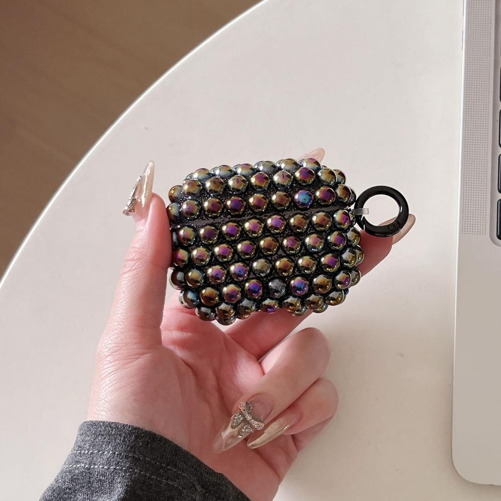 New laser pearl for AirPods 1 protective cover handmade diamond apple earphone case pro1 earphone cover