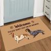 Cute Cartoon Dog Bathroom Carpet Kitchen Mat Living Room Rugs Bedroom Mat Indoor Entrance Mat Entry Door Carpet Decorative
