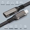 Удлинительный кабель Type-C Папа-Мама USB 3.2 20 Гбит/с Кабель для передачи данных Кабель-адаптер для трансляции 8K Кабель для быстрой зарядки 240 Вт