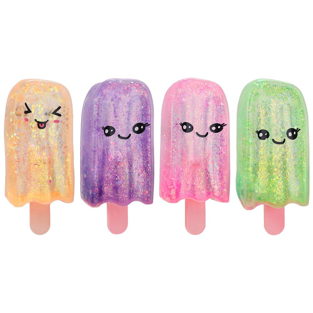 Anxiety Relief Glitter Popsicle Squishy Toy Creative Slow Rebound Fidget Toy Office