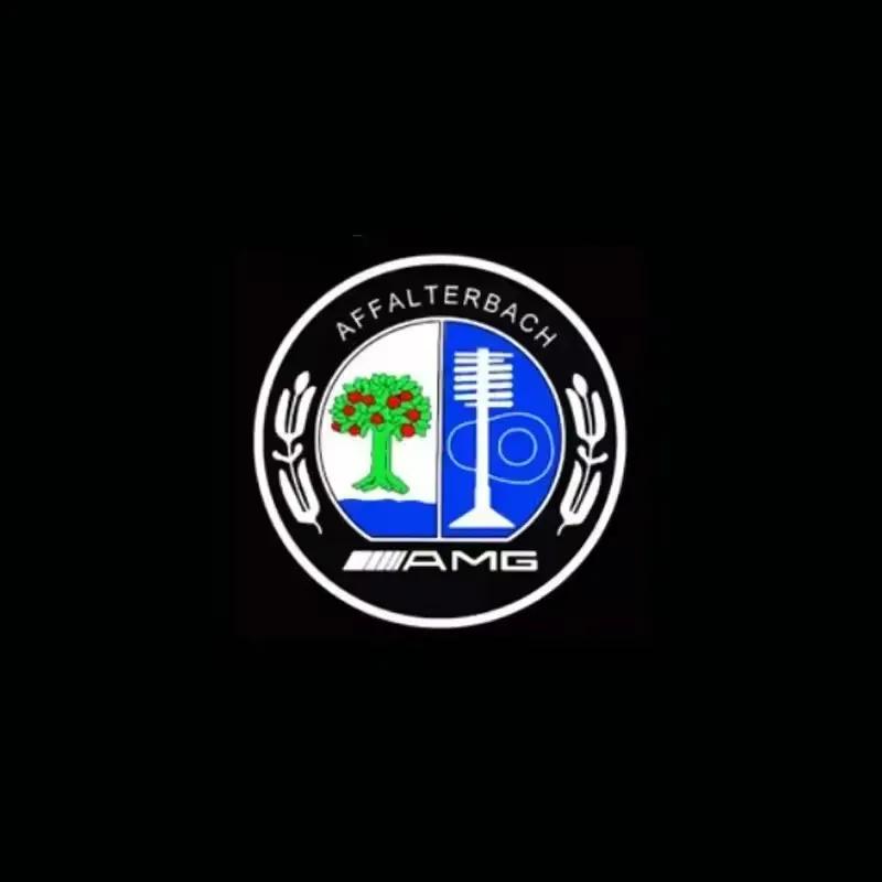 2PCS/Set Car Door Light Laser Logo Decor Project Ghost Lamp Mercedes Benz A B C M ML GLA GLS E Class W176 W205 W166 W246 W2121  w1