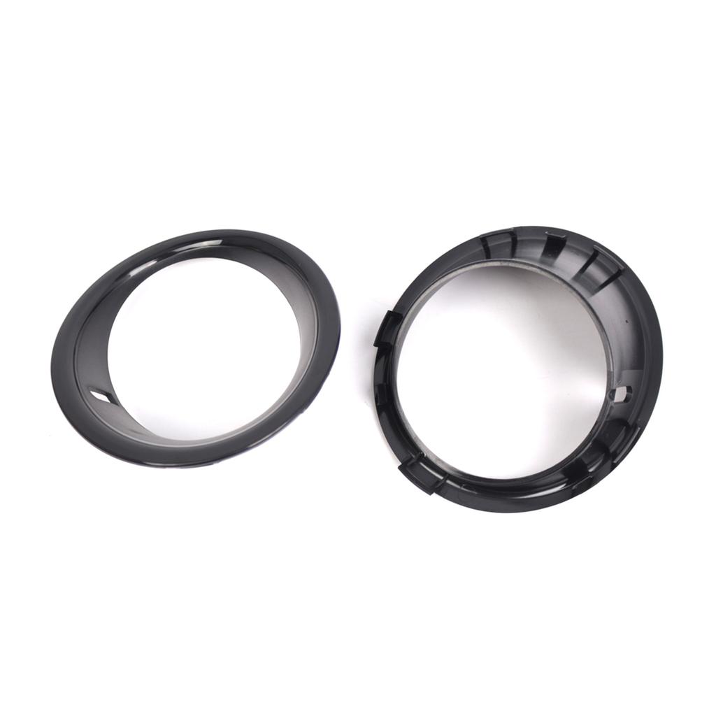 Для R55 R56 R57 51112753661 51112753662 Кольца для отделки противотуманных фар Защита фар Водонепроницаемая крышка