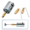 3 Sets Brass Material Twist Drill Chuck Set Micro Drill Collet Chuck  DIY Craft Work