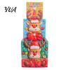 Snowman Elk Holiday Decor 3Pcs Christmas Stackable Gift Box, Layered Cube Plastic Boxes with Santa Decorative Reindeer, Tabletop Display for