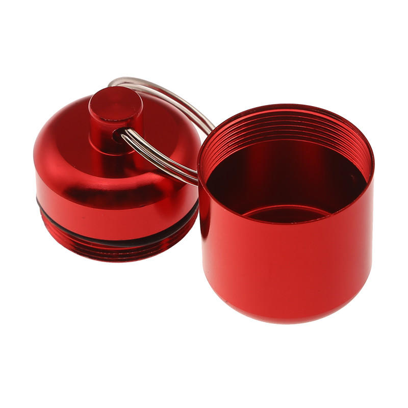 3 шт. Мини алюминиевый футляр для таблеток брелок портативный ящик для хранения лекарств портативный держатель для таблеток на открытом воздухе брелок контейнер бутылка