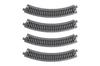 KATO N Gauge Unitrack Compact Curved Track 4 Pieces Railway Model Supplies R183-45° 20-172